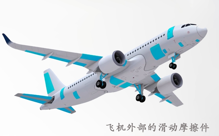 飛機(jī)外部的滑動摩擦組件